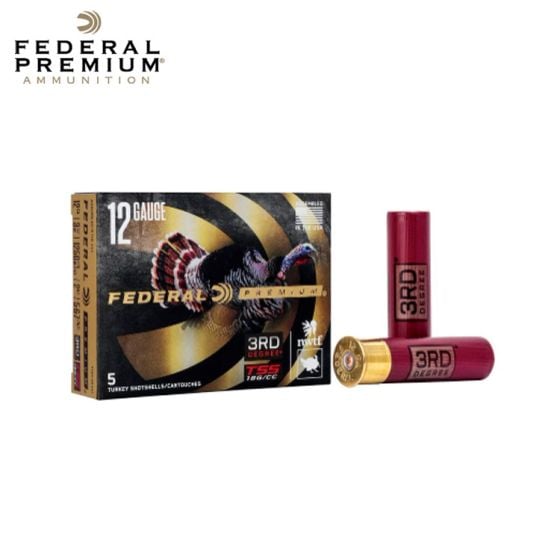 Federal 3rd Degree with Heavyweight TSS 12 ga 3.5'' 2 oz #5, #6 and #7 Tungsten/Lead 5/Box Ammunition