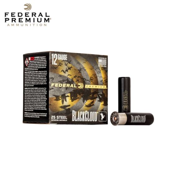 Federal Black Cloud FS Steel 12 ga 3.5'' 1 1/2 oz BBB Steel 25/Box Ammunition