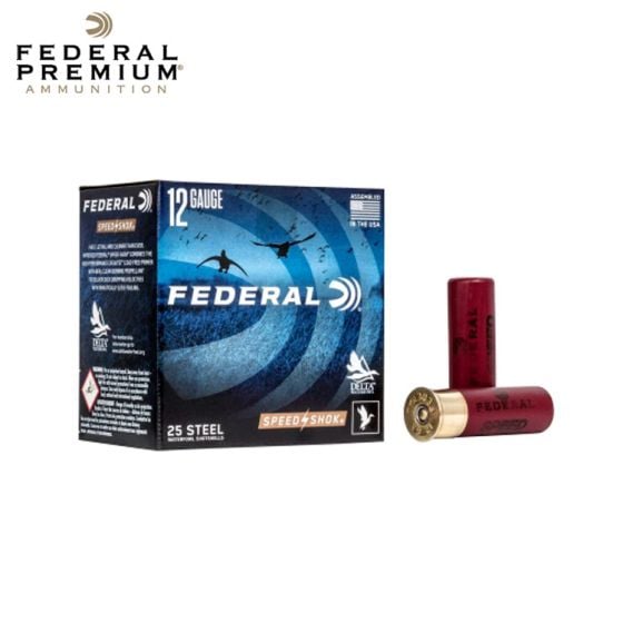 Federal Speed-Shok 12 ga 3'' 1 1/4 oz #2 Steel 25/Box Ammunition