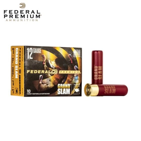 Federal Grand Slam 12 ga 3.5'' 2 oz #5 Copper Plated Lead 10/Box Ammunition