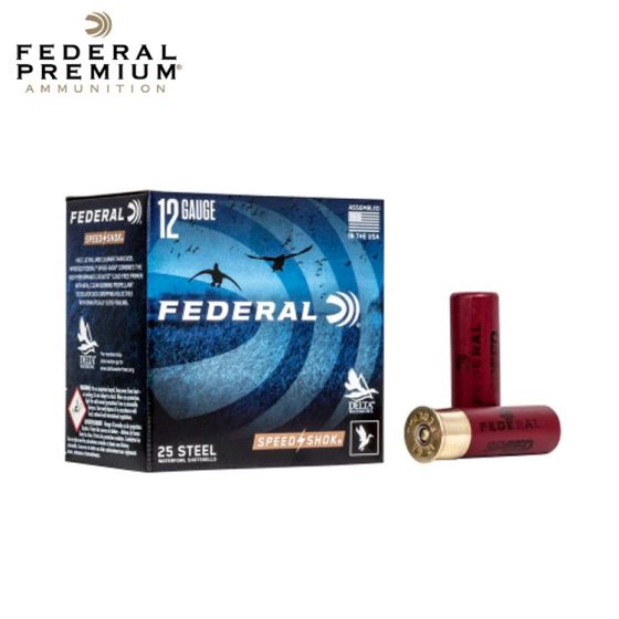 Federal Speed-Shok 12 ga 3'' 1 1/4 oz #3 Steel 25/Box Ammunition