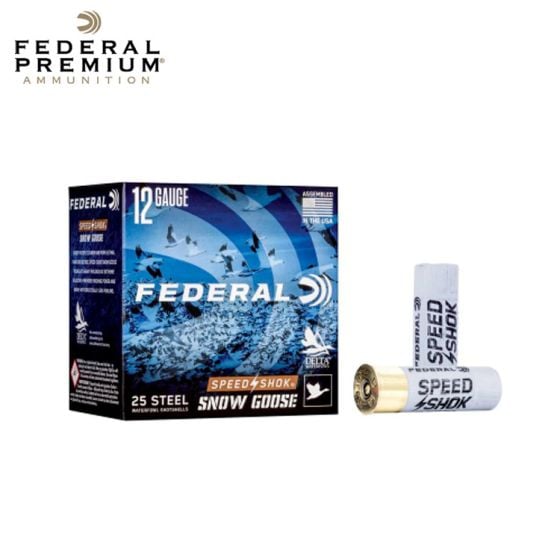 Federal Speed-Shok 12 ga 3'' 1 1/4 oz BB 25/Box Ammunition
