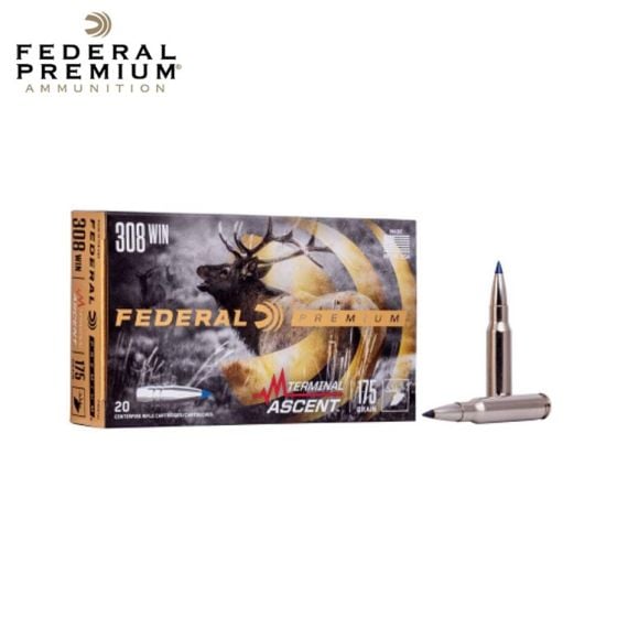 Munitions Federal Terminal Ascent 308 Win 175 gr Terminal Ascent 20/pqt