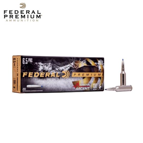 Federal Terminal Ascent 6.5 PRC 130 gr Terminal Ascent 20/Box Ammunition