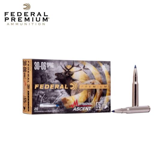 Munitions Federal Terminal Ascent 30-06 Springfield 175 gr Terminal Ascent 20/pqt