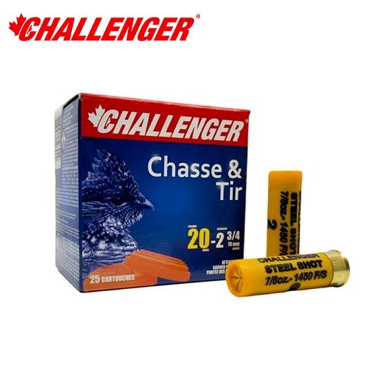 Munitions Challenger Steel Magnum 20 ga 2.75'' 7/8 oz #2