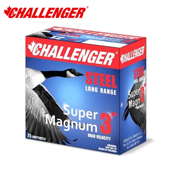 Munitions Challenger Super Steel Magnum 12 ga 3'' 1 1/4 oz #1 25/pqt