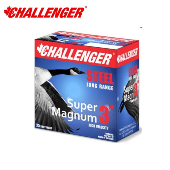 Challenger Steel Super Magnum 12 ga 3'' 1 1/8 oz BB 25/Box Ammunition