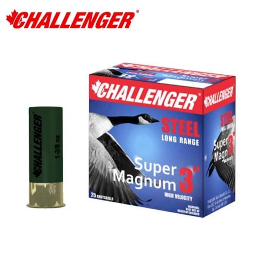 Challenger Super Magnum 12 ga 3'' 1 3/8 oz #1 25/Box Ammunition