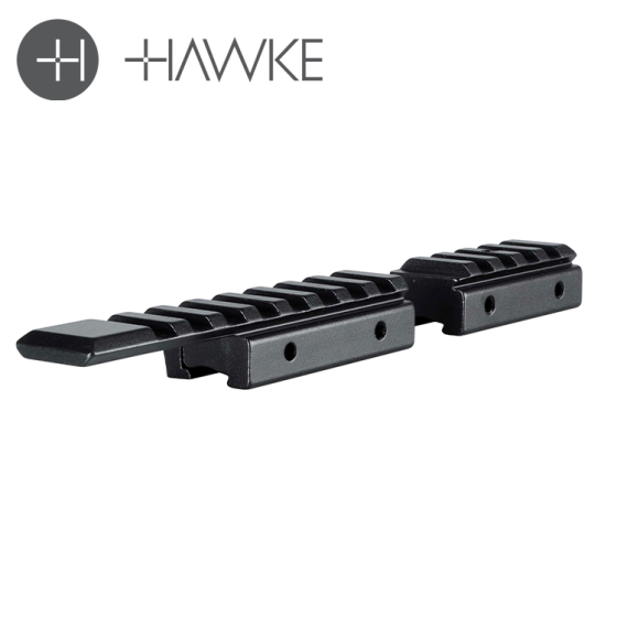 Hawke 9-11mm To Weaver Picatinny 2-Piece Adapter Base