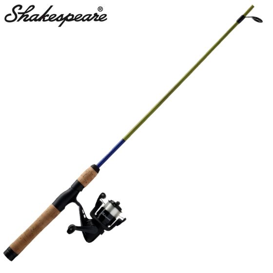 Shakespeare Catch More Fish 5'6" (168 cm) Light 2-Piece Spinning Combo 25 Reel