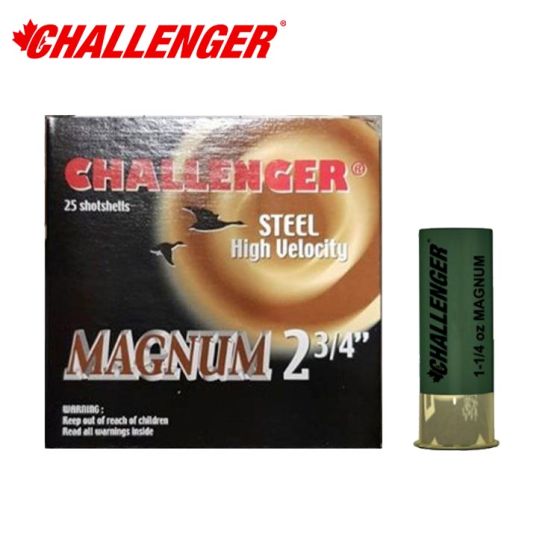Challenger Magnum 12 ga 2.75'' 1-1/4 oz #BB Ammunition 25/Box