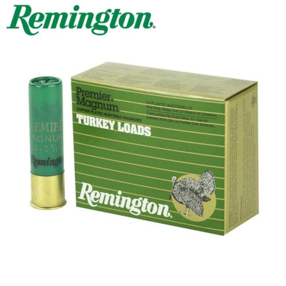 Munitions Remington Premier Magnum Turkey 12 ga 3.5'' 2 1/4 oz #4 10/pqt