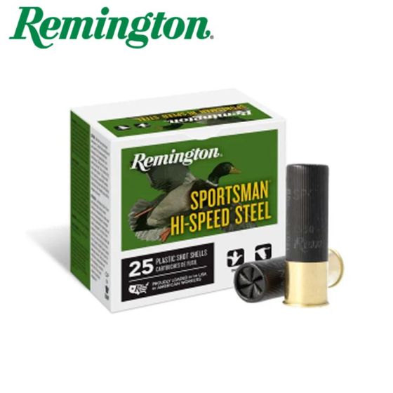 Munitions Remington Sportsman Hi-Speed Steel 12 ga 3'' 1 1/4 oz #3 25/pqt