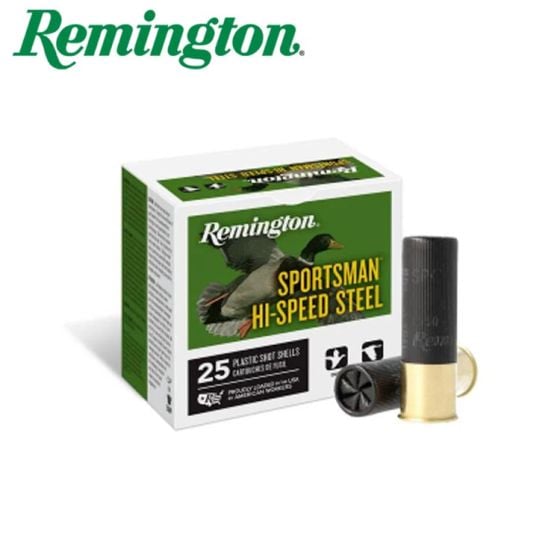 Munitions Remington Sportsman Hi-Speed Steel 12 ga 3'' 1 1/4 oz #2 25/pqt