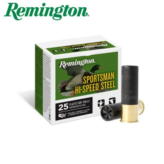 Munitions Remington Sportsman Hi-Speed Steel 12 ga 3'' 1 1/8 oz BB 25/pqt