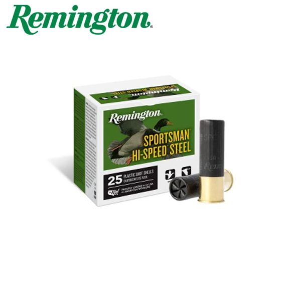 Munitions Remington Sportsman Hi-Speed Steel 12 ga 3.5'' 1 3/8 oz #2 25/pqt