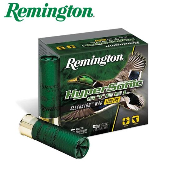 Munitions Remington HyperSonic Steel 12 ga 3.5'' 1 3/8 oz #4 25/pqt