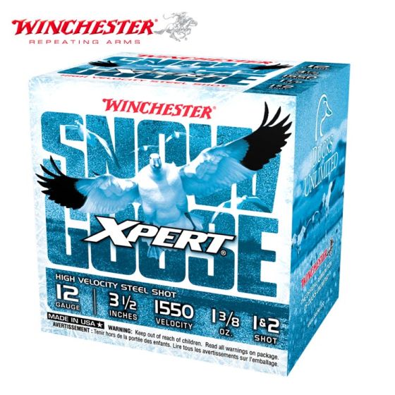 Winchester Xpert Snow Goose 12 ga 3.5'' 1 3/8 oz #1 & #2 Ammunition 25/Box
