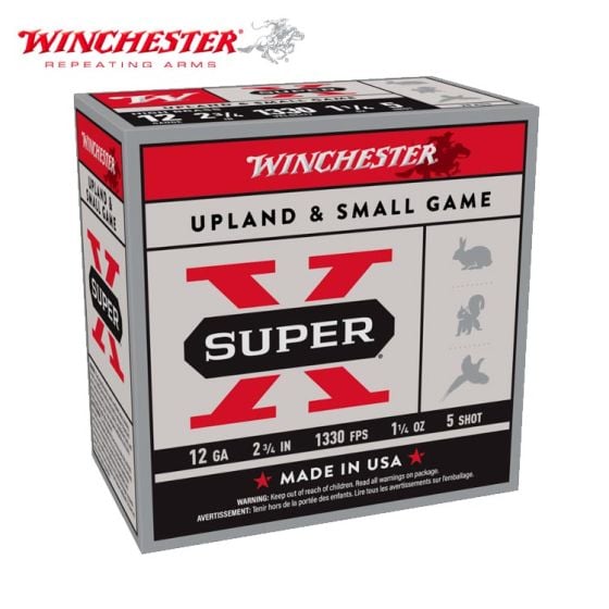 Winchester Super-X 12 ga 2.75'' 1 1/4 oz #5 Ammunition 25/Box