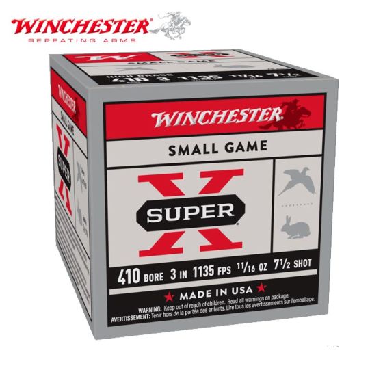 Winchester Super-X .410 ga 3'' 11/16 oz #7.5 Ammunition 25/Box