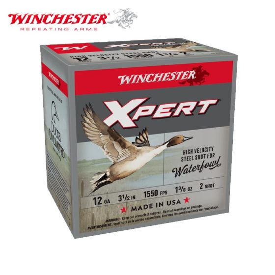 Winchester Xpert Waterfowl 12 ga 3.5'' 1 3/8 oz #2 Ammunition 25/Box