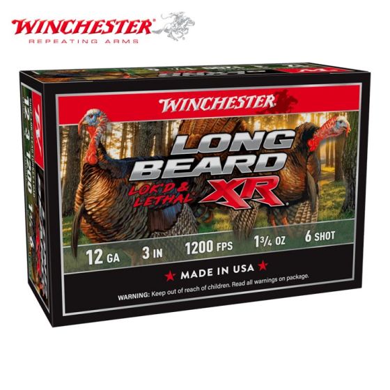 Munitions Winchester Long Beard XR 12 ga 3" 1 3/4 oz #6