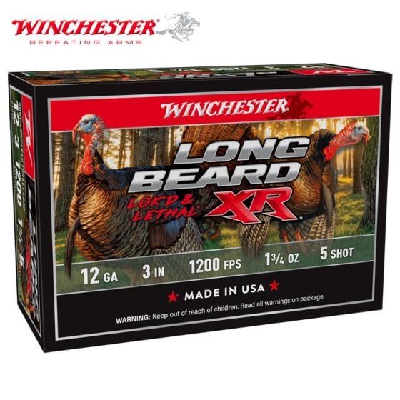 Munitions Winchester Long Beard XR 12 ga 3" 1 3/4 oz #5