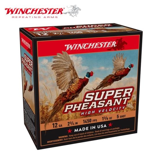 Munitions Winchester Super Pheasant 12 ga 2-3/4" 1 3/8 oz #5