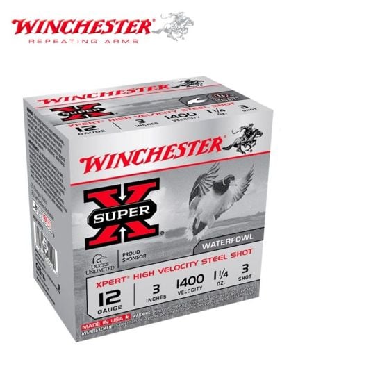 Munitions Winchester Super-X 12 ga 3" 1-1/4 oz #3