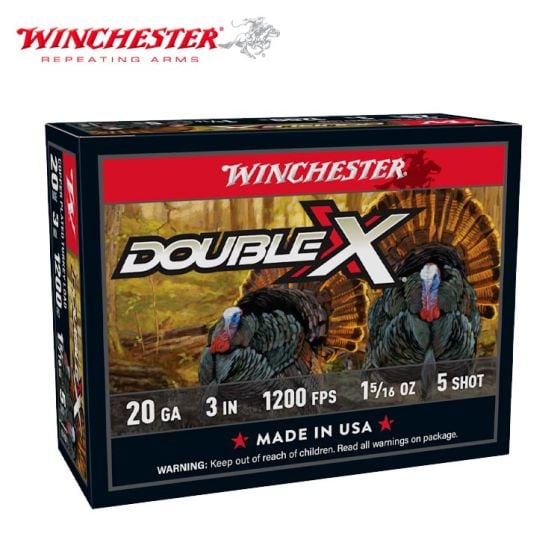 Winchester Double X 20 ga 3" 1-5/16 oz #5 Ammunition
