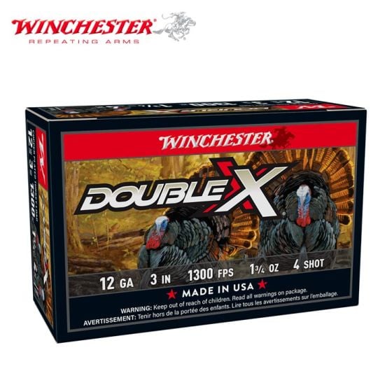 Munitions Winchester Double X 12 ga 3" 1-3/4 oz #4