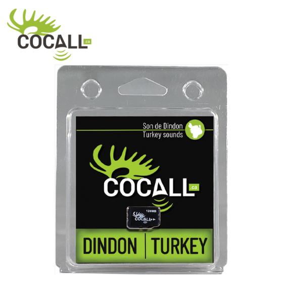 COCALL Wild Turkey Sound MicroSD Card 5 Sounds