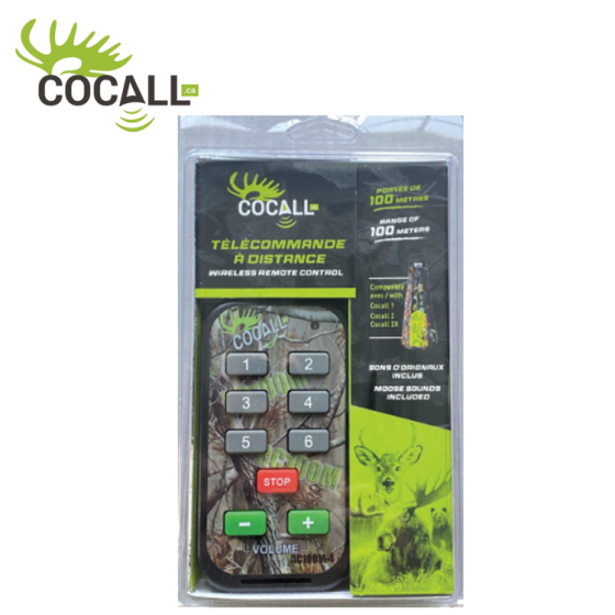 COCALL Wireless Remote Control with Moose Sound MicroSD Card