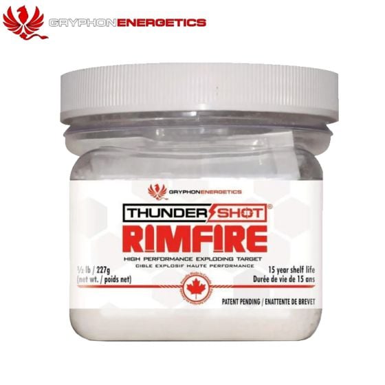 Gryphon Thundershot Rimfire 1/2 lbs Exploding Target Granules