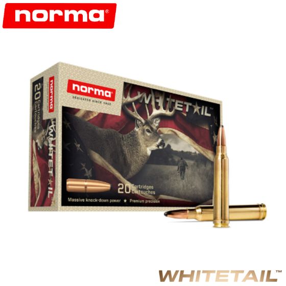 Munitions Norma Whitetail .300 Win Mag 180 Gr 20/pqt