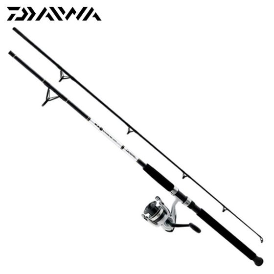 Ensemble Combo Spinning Daiwa D-Wave Saltwater 7'0" Moyen