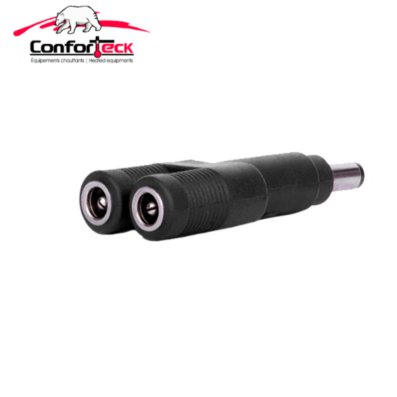 Doubleur de Prise DC Conforteck DP4DC 2,5mm x 5,5mm