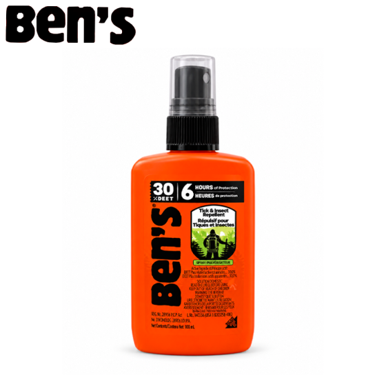 Ben's 30 Tick & Insect Repellent 100 mL Pump Spray