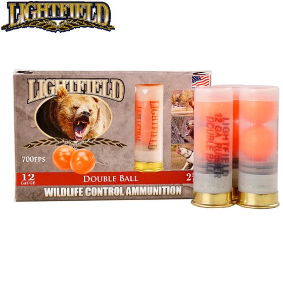 Lightfield Double Ball Slugs 12 ga 2 3/4" 5/Pack