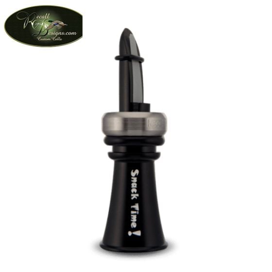 Recall Designs Black Snack Time Delrin Rabbit Distress Predator Call