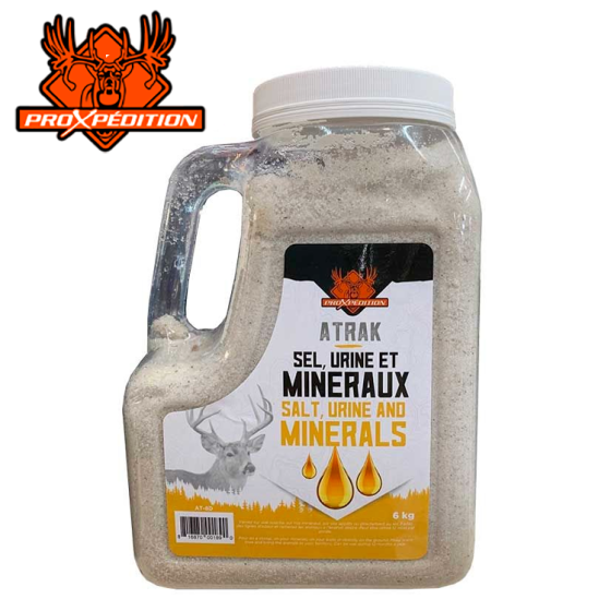 Attractif Minéral et Urine Synthétique pour Chevreuil ProXpédition Atrak 6 kg