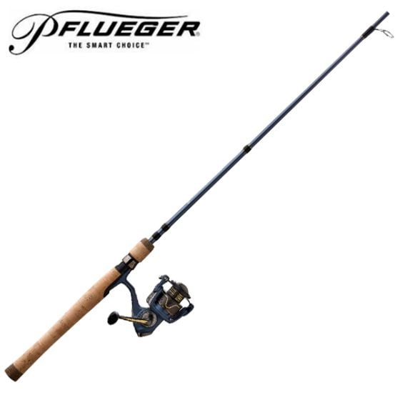 Pflueger President Spinning Combo 6′6″ Medium 30