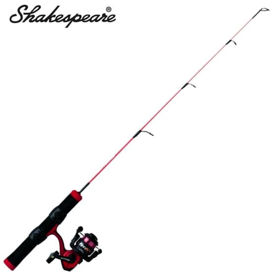 Ensemble Spinning Shakespeare Fuel Ice 25" Pour Pêche Sur Glace