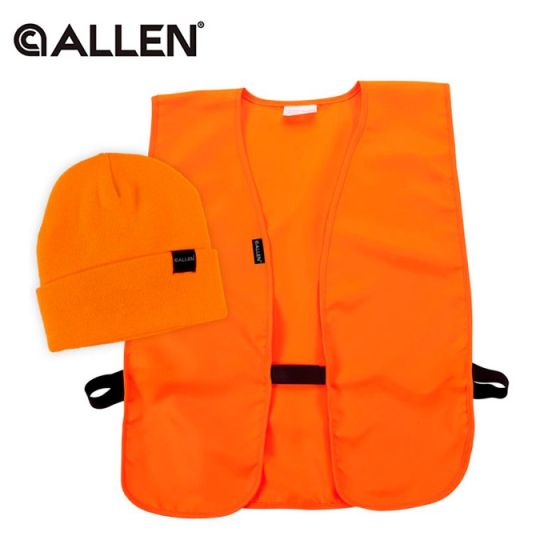 Ensemble Veste Et Tuque De Chasse Allen Orange Blaze