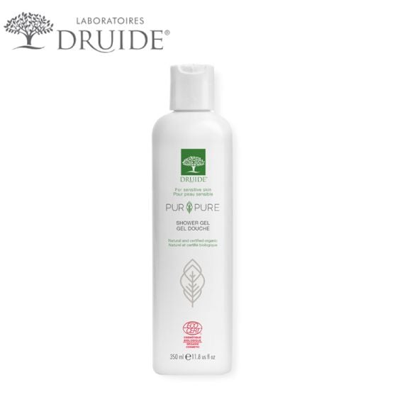 Gel Douche Druide Bio Pur & Pure Hypoallergénique 2-En-1 350 ml Nettoyant Corps Et Cheveux