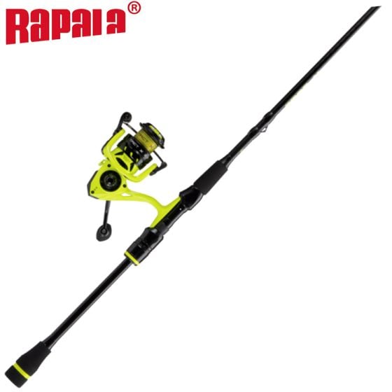 Rapala Tact X 6'6" Medium 2-Piece Spinning Combo