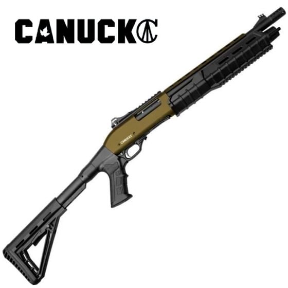 Canuck Commander Distressed Bronze 12 GA 3" 14" Shotgun