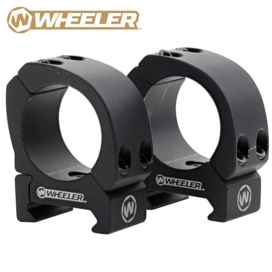 Wheeler Sporter Bi-Weaver Style Pic Rings 1" Low
