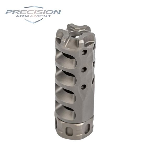 Precision Armament Hypertap 5.56 1/2x28 Slim Stainless Muzzle Brake
